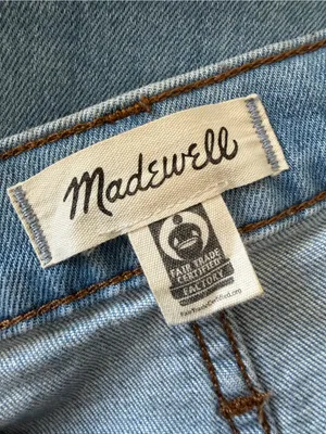 Madewell Wide-Leg Cropped Slim-Fit Jeans AN325 Size 30 thumbnail 11