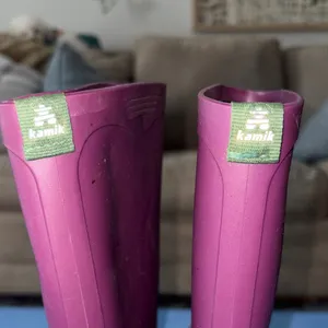 Kamik Jammie Purple Rain Boots size 8 thumbnail 3