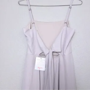 NWT Show Me Your Mumu Lauren Tie Back Chiffon Maxi Dress S Show Me Ring Crisp thumbnail 9