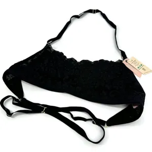 Free People x We are HAH Don't Cross Me Halter Bralette Black XS‎ NWT thumbnail 7