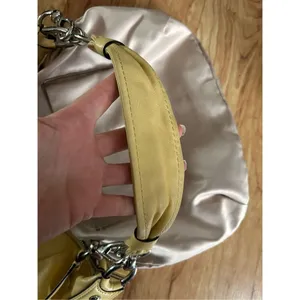 Coach yellow hobo shoulder bag leather thumbnail 7