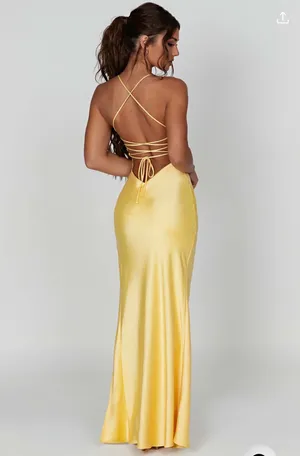 Isobel Maxi Babyboo Dress Lemon thumbnail 2