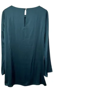 Madewell Satin Shift Mini Dress in‎ Smokey Spruce Size Medium thumbnail 5