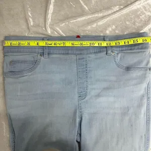 SPANX Light Wash Jeans XL tummy control pull-on pants thumbnail 7