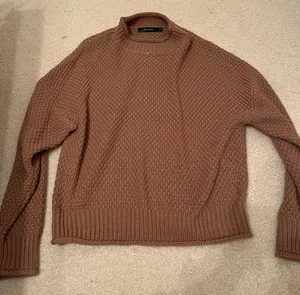 Tan Turtleneck Sweater Size M thumbnail 1