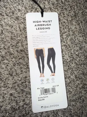 Alo Yoga High-Waist Airbrush Legging Smoky Quartz XS thumbnail 3