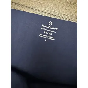 leggings by ThirdLove size large navy blue no pills 24" inseam thumbnail 2