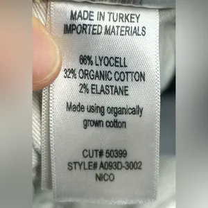 Agolde Size 26 A093D-3002 Nico High Rise Slim Button Fly Frayed Bottoms Jeans thumbnail 4
