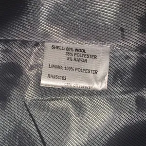 Calvin Klein Black Wool Blend Peacoat for Size Woman’s 8 thumbnail 6