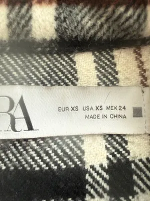 Zara Flannel Shacket  thumbnail 3