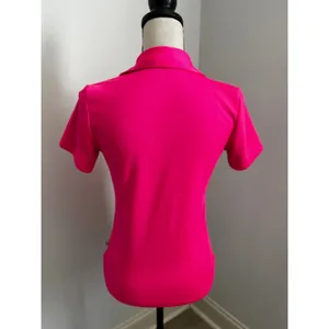 Lady Hagen Hot Pink Golf Polo Shirt XS Tennis Prep Country Club Pickleball Sport thumbnail 4