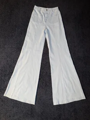 Flying Tomato Light Blue High-Rise Wide Leg Jeans thumbnail 1