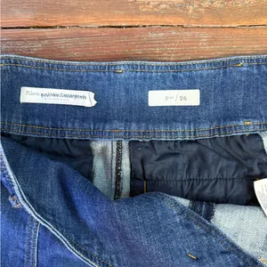 Anthropologie Pilcro and the Letterpress Wide Leg Cropped Jeans ~ Size 26 💛🍄 thumbnail 10