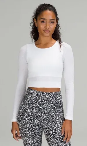 Lululemon Ebb to Street Long Sleeve Size 8 thumbnail 1