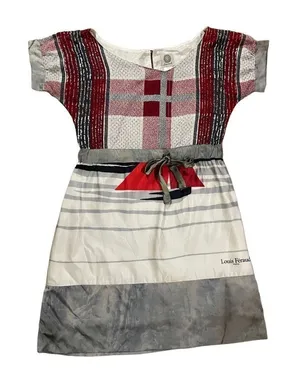 Launch by Susan Young abstract sailboat novelty 100% silk dress size XS‎ thumbnail 1
