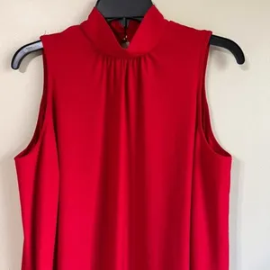 Kensie medium cold shoulder‎ red dress thumbnail 2