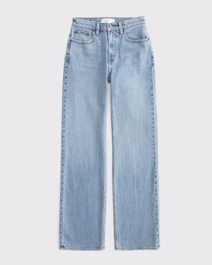 Abercrombie Curve Love High Rise 90s Relaxed Jean NWT thumbnail 6