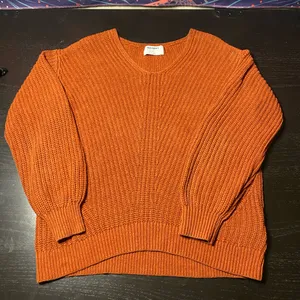 Old Navy Women's Crew Neck Sweater - Vibrant Orange thumbnail 1