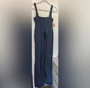 NWT Free People Movement Inbound Onesie In Midnight Navy $128 MSRP New with tags thumbnail 16