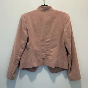 Eileen Fisher Women's Open Front Long Sleeve Blazer Jacket Blush Pink Size XSp thumbnail 7
