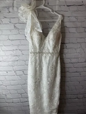NWT Mac Duggal white lace thumbnail 2