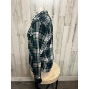 George flannel Green thumbnail 4