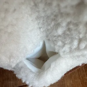 Aerie Sherpa Fleece Crossbody Bag –‎ Cream Shearling Style O/S Boho preppy thumbnail 7