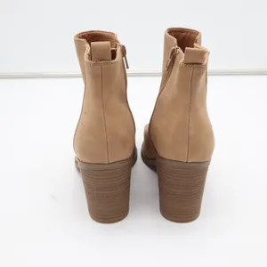 Universal Thread Tan Pointed Toe Block Heel Ankle Boots Size 8.5 thumbnail 7