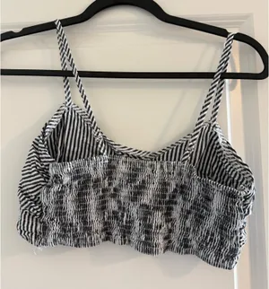 Cropped striped tank Multiple thumbnail 2