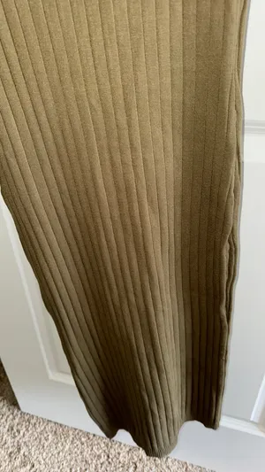 Army green midi dress Size L thumbnail 2