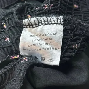 Princess Polly Black Daisy Floral Sheer Long Sleeve Smocked Cropped Top Size 2 thumbnail 6