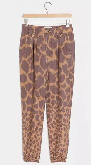 Anthropologie Tamarind Trouser Giraffe Boho Hipster Hippie Cottage Peasant Pants thumbnail 2