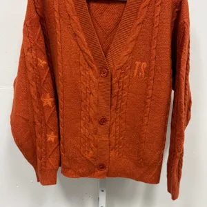 Authentic Taylor Swift The Life of a Showgirl Cardigan XS/S Merch Burnt Orange thumbnail 6