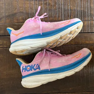 Hoka Clifton 9 Running Athletic Shoes in a pink Sz 10 Women's F27223D thumbnail 10