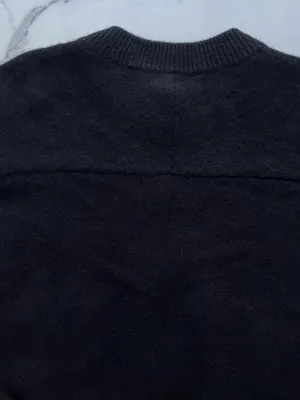 COS Cropped Wool Cardigan black Sz Small thumbnail 8