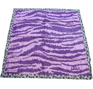 Coach Poppy Zebra Square Scarf 21”x21” Y2K thumbnail 1