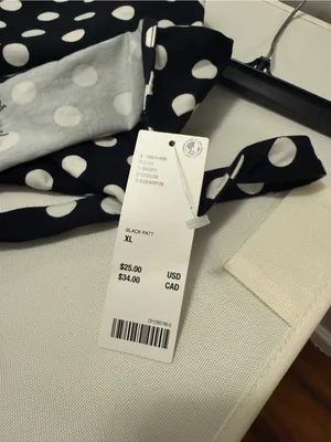 Urban Outfitters Black and White Polka Halter Top thumbnail 6