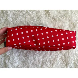 Disney Minnie Mouse Red with White Polka Dot Cosmetic Makeup Bag NEW Heart thumbnail 5