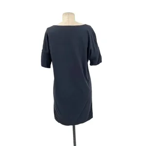 Aritzia Wilfred Free‎ 100% Cotton Black T-shirt Dress Size XS thumbnail 5