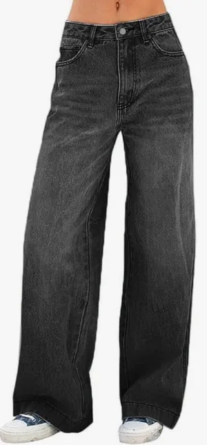 EMMIOL black baggy jeans thumbnail 1