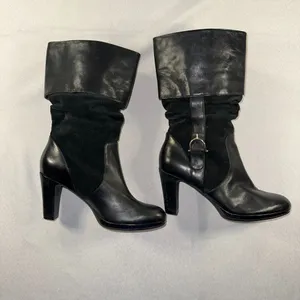 Lauren Ralph Lauren - Genuine Leather Suede Woman’s Heeled Boots Size 6M Classic thumbnail 2