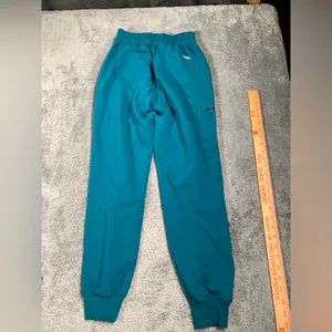 Figs Teal Jogger scrub pants with Drawstring XS thumbnail 6