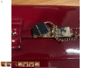 Anne Klein New red  patent bag. thumbnail 3