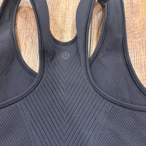 Lululemon Reveal Racerback Tank Women's 6 Black W1AATS $58 Yoga Mesh Athletic thumbnail 4