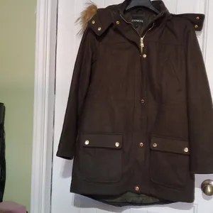 Express Jungle Green Jacket Size M thumbnail 2