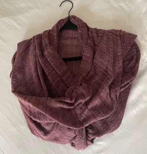 Free People 100% Cotton Oversized Scarf / Shawl 💜 thumbnail 6