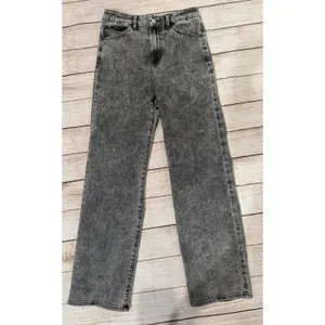 Express grey super Ultra stretch modern straight high rise jeans Small 0/2/4 thumbnail 2