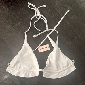 Superdown Anneke Swim‎ Bikini Top in White Sz L thumbnail 3