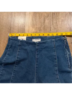 Free People Bella Moto Skinny Women’s Blue Jeans Size 29 thumbnail 8