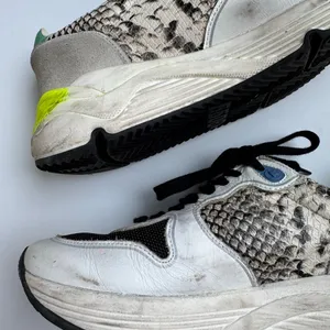 Golden Goose Running Sole Women’s 35 USA 5 Natural Snake Python Purple Sneaker thumbnail 4